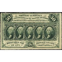 50 Cents `Postage Currency` - 1st issue