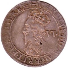 6 Pence - Charles I 2nd milled Briot`s issue