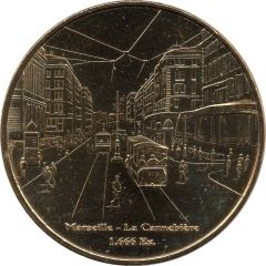 Monnaie de Paris Tourist Token - Marseille La Cannebière et ses tramways