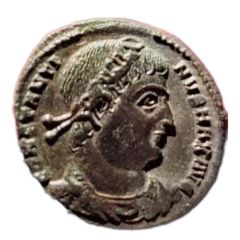 Nummus - Constantinus I GLORIA EXERCITVS, Thessalonica