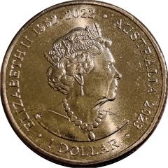1 Dollar In the name of Elizabeth II, 6th Portrait - The Giant Ram