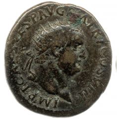 Dupondius - Titus PAX AVGVST S C, Pax