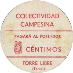 5 Céntimos Torre Libre