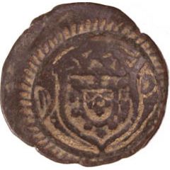 1/2 Atiá `2 Duganis` - Maria I and Pedro III Dio mint