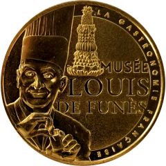 Jeton touristique - Monnaie de Paris - La gastronomie française -Musée Louis De Funès