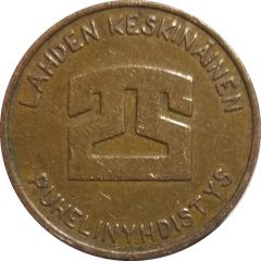 Telephone Token - Lahden Keskinäinen Puhelinyhdistys Lahti