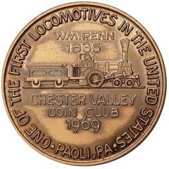 Token - Chester Valley Coin Club Paoli, Pennsylvania