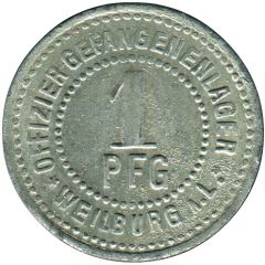 1 Pfennig - Weilburg an der Lahn Offizier-Gefangenenlager