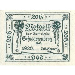 20 Heller Schwarzenberg
