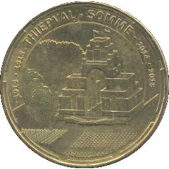 Monnaie de Paris Tourist Token - Thiepval Le Mémorial - 1914-1918 / 2014-2018