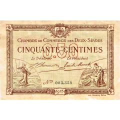 50 Centimes - Chambre de Commerce des Deux-Sèvres 79
