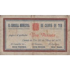 1 Peseta Cervià de Ter