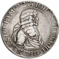 2 Thalers - John George II Wechseltaler