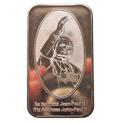 1 oz Silver - John Paul II Visiting Canada