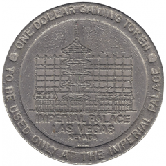 1 Dollar Gaming Token - Imperial Palace Las Vegas, Nevada