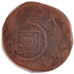 60 Réis - João VI Small armilar sphere, Goa mint