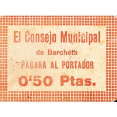 0.50 Pesetas Barcheta