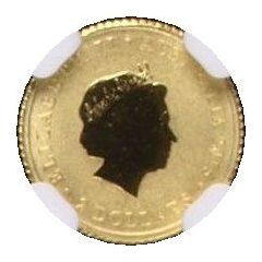2 Dollars - Elizabeth II 4th Portrait - Mini Koala; Gold Bullion Coin