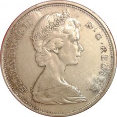 50 Cents - Elizabeth II 2nd portrait, silver