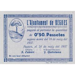 0.50 Pesetas Begues