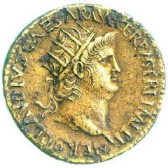 Dupondius - Nero PACE P R TERRA MARIQ PARTA IANVM CLVSIT S C