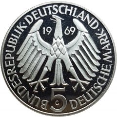 5 Deutsche Mark Theodor Fontane
