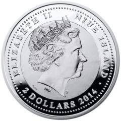2 Dollars - Elizabeth II 2014 FIFA World Cup