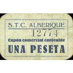 1 Peseta Alberique