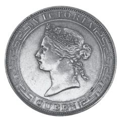 1/2 Dollar - Victoria Trial Strike