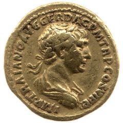 Quinarius Aureus - Trajan S P Q R OPTIMO PRINCIPI, Victory