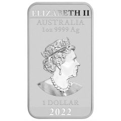 1 Dollar - Elizabeth II 6th Portrait - Chinese Dragon Bullion Bar