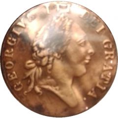 Spade Half Guinea Gaming Token - George III