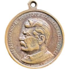 Communist Party Medal - Stalin, Roosevelt and Churchill