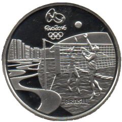 5 Reais Olympic Games Rio 2016 - Beach volleyball / Bossa Nova