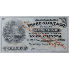 5 Cents - Knapp, Stout and Co. - Menomonie