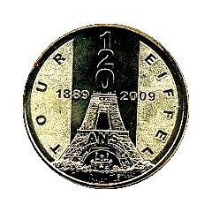 Monnaie de Paris Tourist Token - Tour Eiffel 120 years