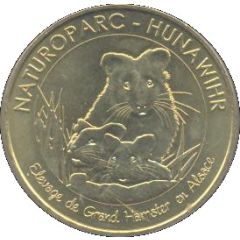 Monnaie de Paris Tourist Token - Hunawihr Naturoparc - Elevage de Grand Hamster en Alsace