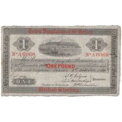 1 Pound Town Vingtaine of St. Helier