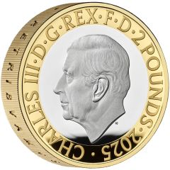 2 Pounds - Charles III HMS Belfast, Silver Piedfort