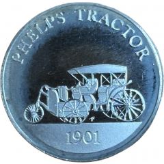 Franklin Mint - Collection of Antique Car Coins - Series 2 Phelps Tractor