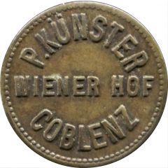 10 Pfennig - Coblenz P. Künster Wiener Hof