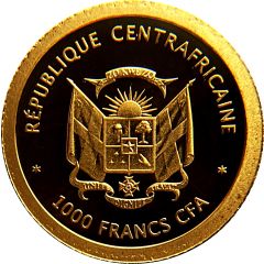 1000 Francs CFA Eiffel Tower