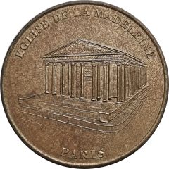 Monnaie de Paris Tourist Token - Paris Eglise de la Madeleine