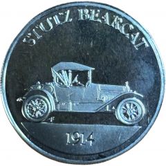 Franklin Mint - Collection of Antique Car Coins - Series 1 Stutz Bearcat