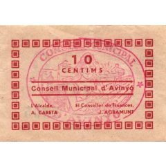 10 Céntimos Avinyó