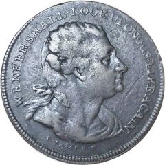 1/2 Penny Middlesex - Sims` / David Garrick
