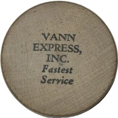 Wooden Nickel - Vann Express Inc. Hinckley, Ohio