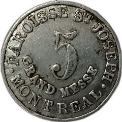 Token - St-Joseph Parish Montreal, Quebec