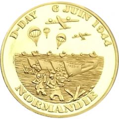 Jeton touristique - Normandie - D-Day Borne Km 00