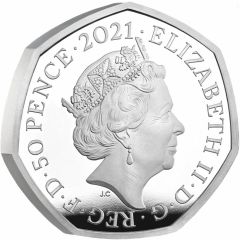 50 Pence - Elizabeth II The Snowman, Silver Proof